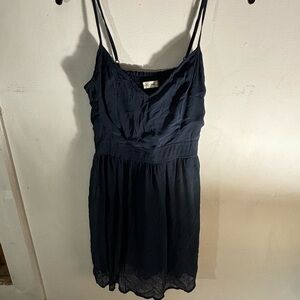 GAMEDAY!!! Abercrombie&Fitch Navy blue chiffon mini dress